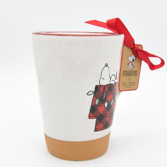 Rae Dunn Peanuts Latte Mug, Snoopy 16oz Ceramic Double-Sided Coffee Cup - Picture 3 of 10